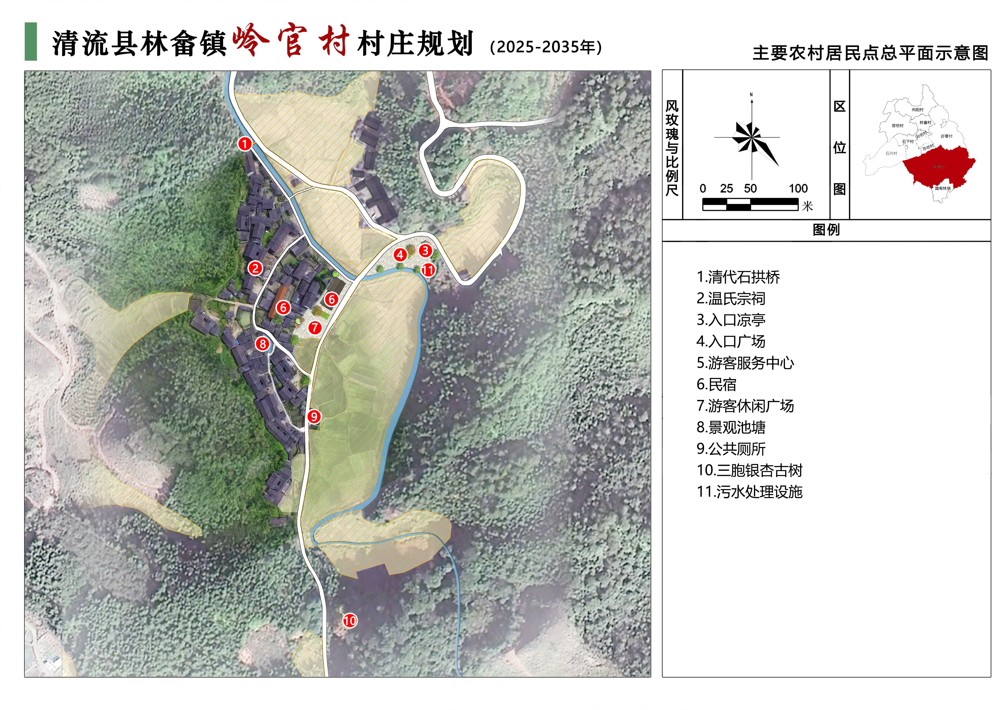 主要农村居民点总平面示意图2(1)